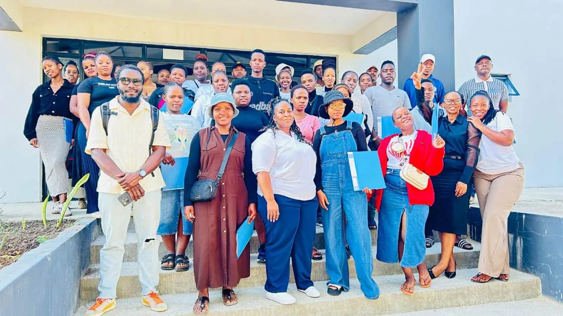 The 2026 ANBI incubatees gathered outside for a group photograph